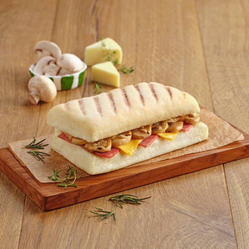Smoked Beef Mushroom & Cheese Panini
