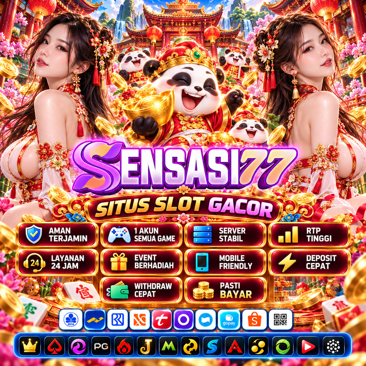 SENSASI77: Agen Game Online Terbaik & Terpercaya Plus Layanan Terbaik