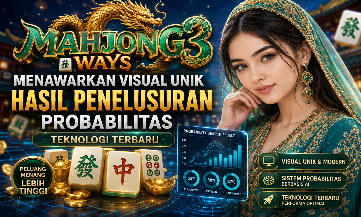 Mahjong Ways 3 Menawarkan Visual Unik Hasil Penelusuran Probabilitas Teknologi Terbaru