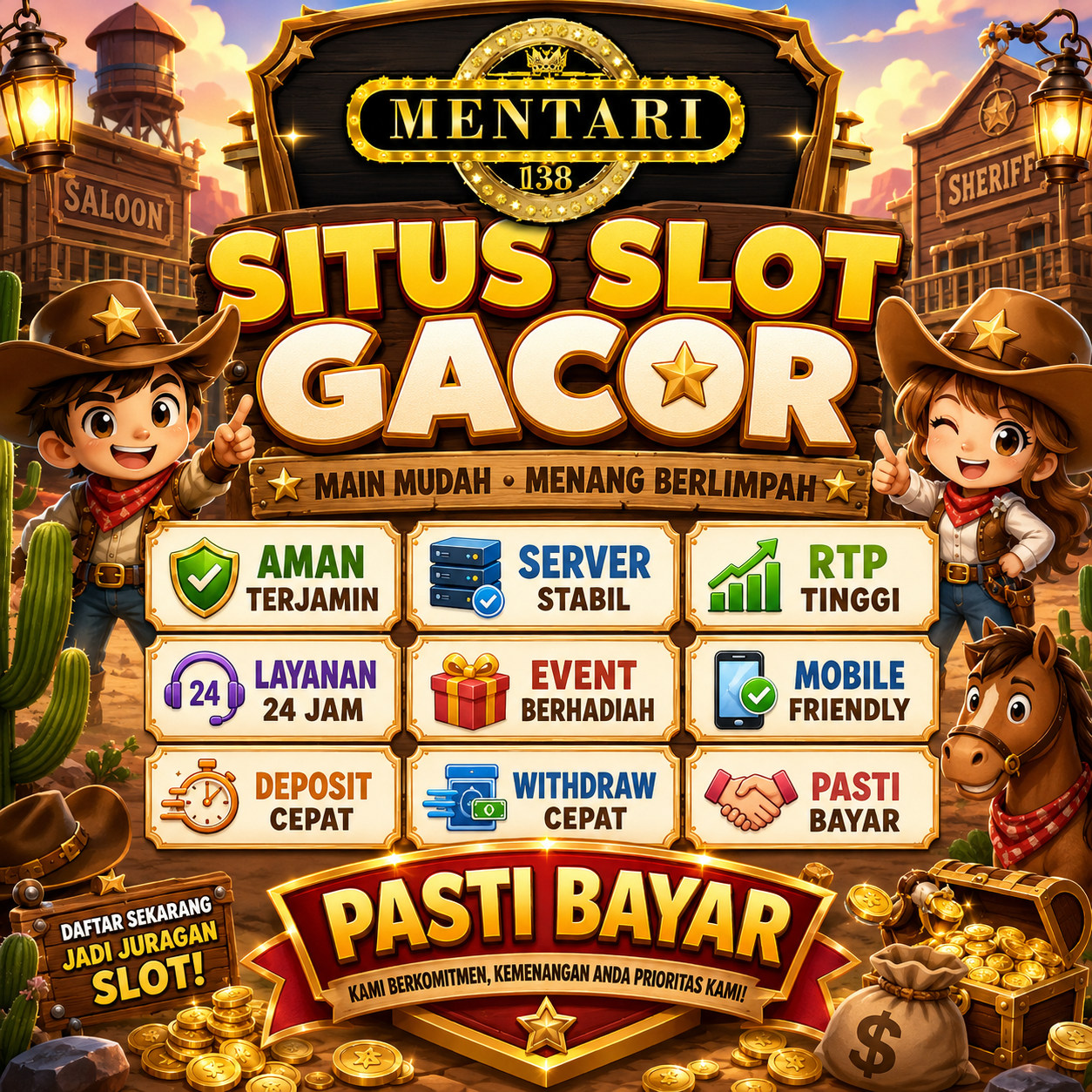 MENTARI138: Pastikan Selalu Berikan Pengalaman Bermain Game Modern Adventure APK Resmi